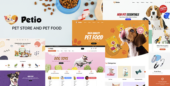 Petio Pet Store WooCommerce WordPress Theme