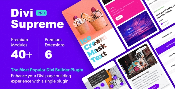 Divi Supreme Pro
