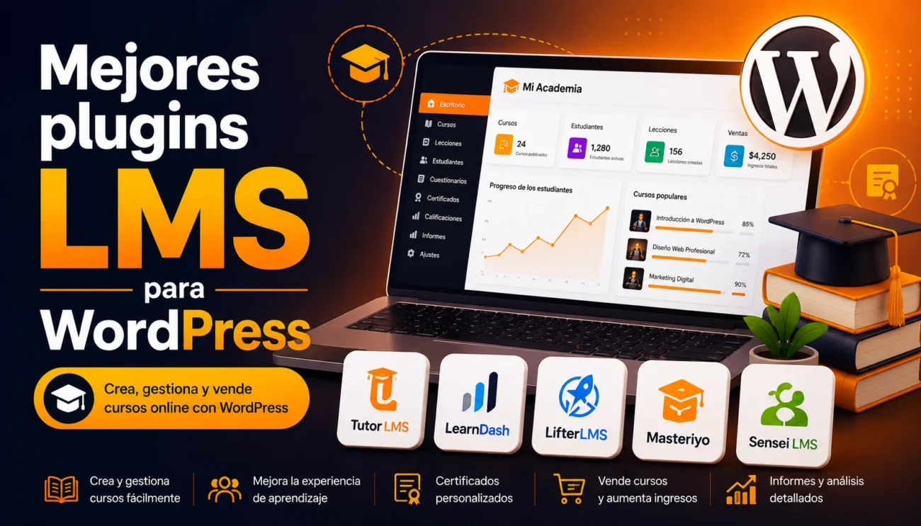 Mejores plugins LMS para WordPress