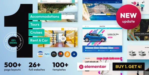 Book Your Travel Online Booking Theme
