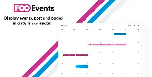 FooEvents Calendar Plugin