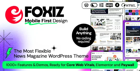 Foxiz Newspaper News and Magazine