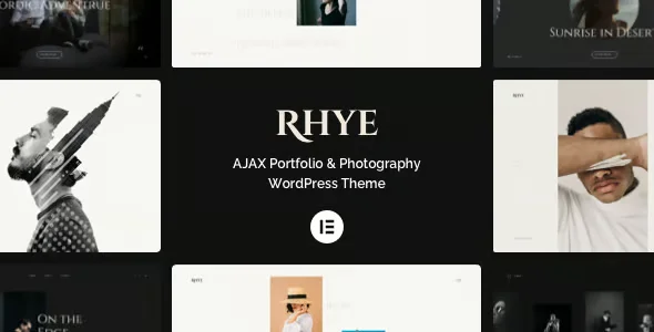 Rhye AJAX Portfolio WordPress Theme
