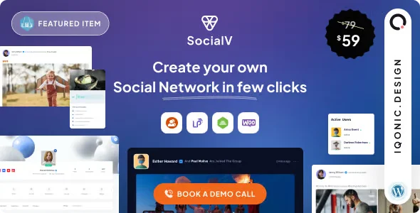 SocialV Social and Community BuddyPress Theme